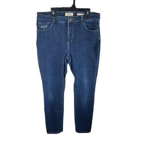 Logo by Lori Goldstein Size 10 Mid-Rise‎ Jeans Skinny Medium Wash